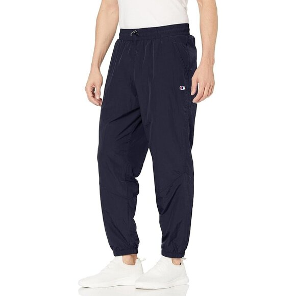 Champion Men's Lightweight Woven Run Pants Navy Size Medium New - Picture 1 of 16